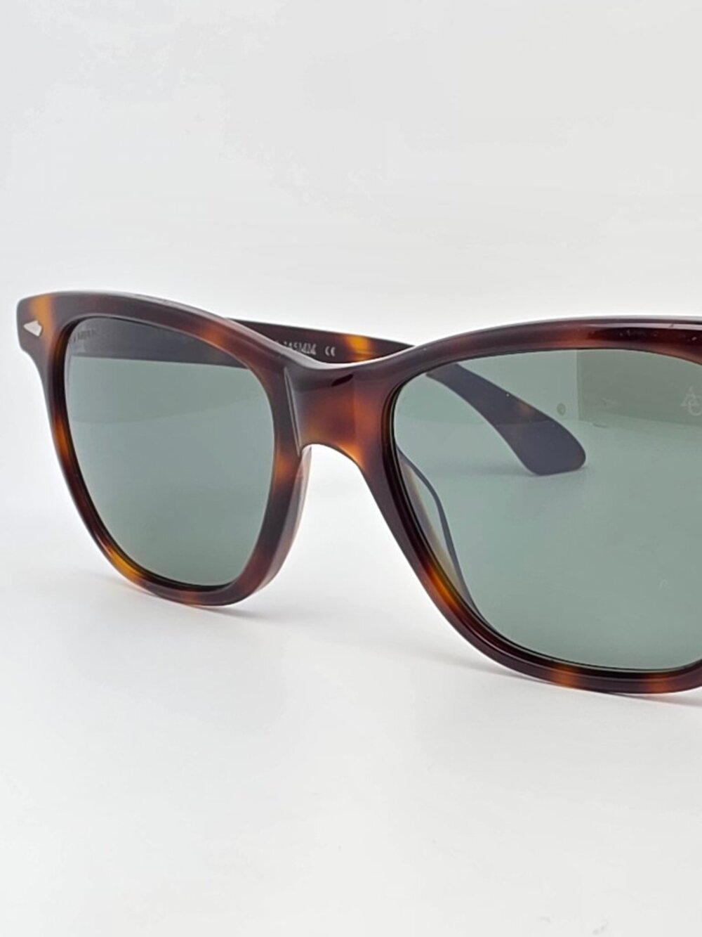 American Optical AO Saratoga Tortoise Frame Polarized Calobar Green Sunglasses